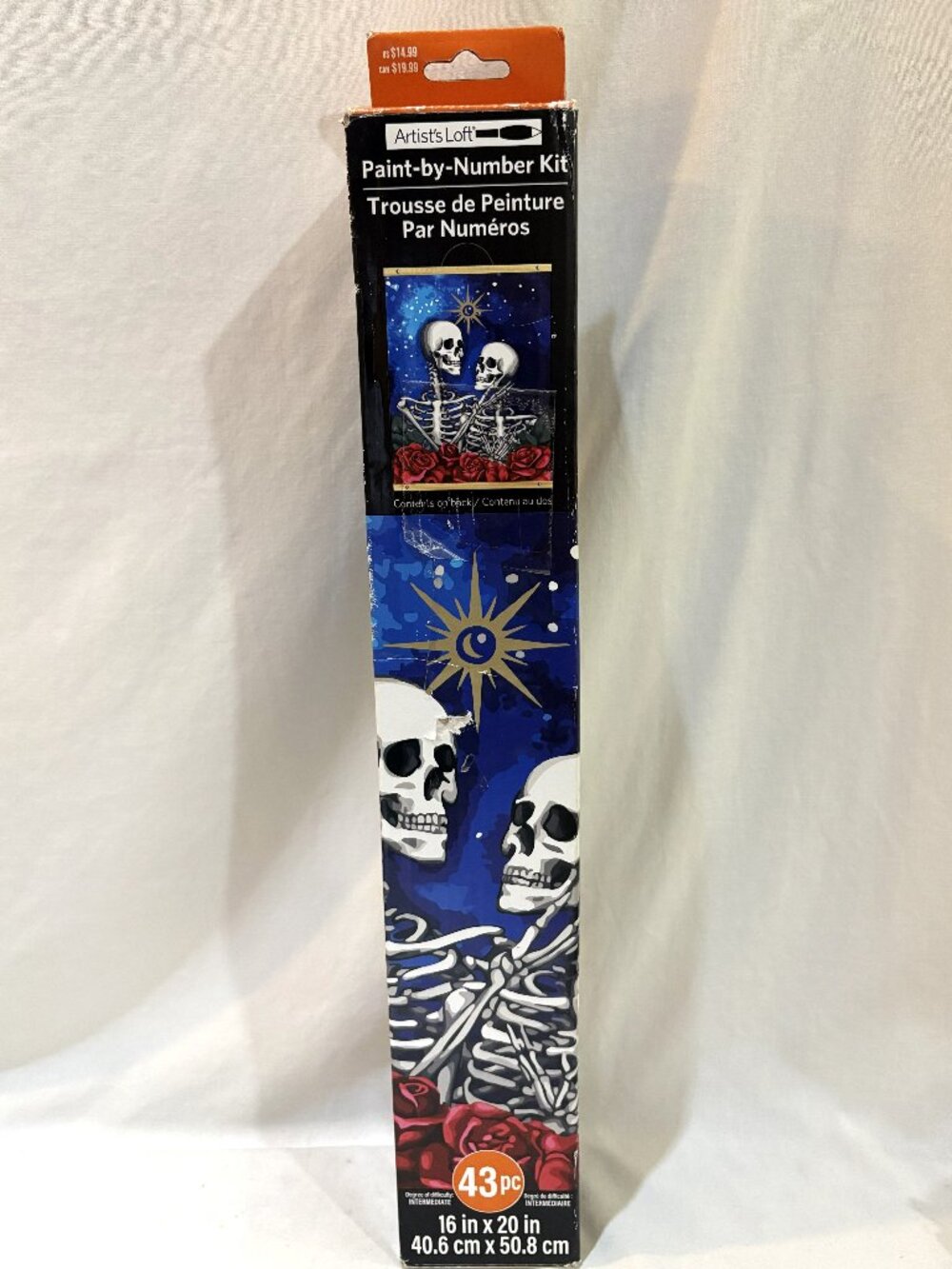 Artist's Loft Paint by Number Kit Halloween Theme Skulls Skeletons NIB